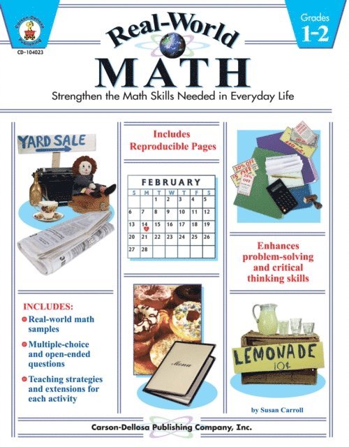 Susan Carroll - Real-World Math, Grades 1 - 2, E-bok. Tillgänglighet: Lägg i varukorg
