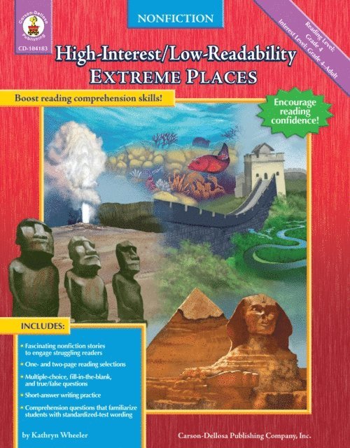 Kathryn Wheeler - Extreme Places, Grades 4 - 8, E-bok