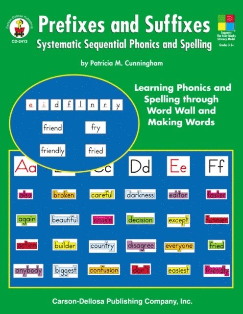 Patricia M. Cunningham - Prefixes and Suffixes, Grades 3 - 8, E-bok. Tillgänglighet: Lägg i varukorg