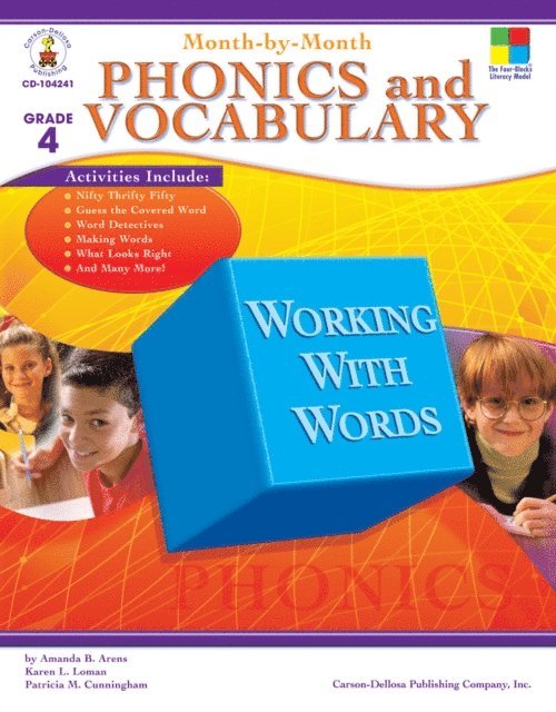 Amanda B. Arens, Karen L. Loman, Patricia M. Cunningham - Month-by-Month Phonics and Vocabulary, Grade 4, E-bok. Tillgänglighet: Lägg i varukorg