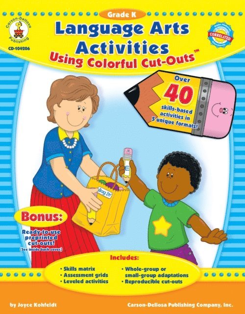 Joyce Kohfeldt - Language Arts Activities Using Colorful Cut-Outs(TM), Grade K, E-bok. Tillgänglighet: Lägg i varukorg