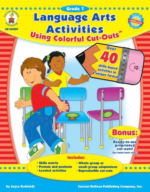 Joyce Kohfeldt - Language Arts Activities Using Colorful Cut-Outs(TM), Grade 1, E-bok. Tillgänglighet: Lägg i varukorg