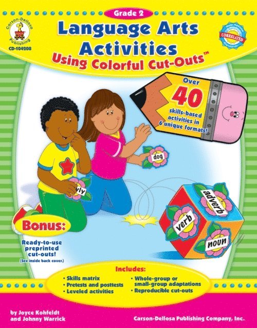 Johnny Warrick, Joyce Kohfeldt - Language Arts Activities Using Colorful Cut-Outs(TM), Grade 2, E-bok. Tillgänglighet: Lägg i varukorg