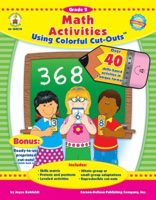 Joyce Kohfeldt - Math Activities Using Colorful Cut-Outs(TM), Grade 2, E-bok. Tillgänglighet: Lägg i varukorg