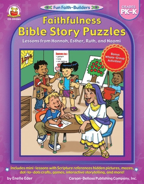 Enelle Eder - Faithfulness Bible Story Puzzles, Grades PK - K, E-bok