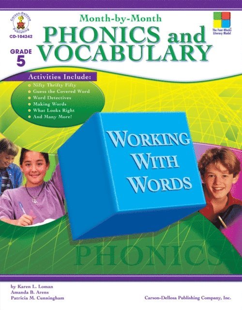 Amanda B. Arens, Karen L. Loman, Patricia M. Cunningham - Month-by-Month Phonics and Vocabulary, Grade 5, E-bok. Tillgänglighet: Lägg i varukorg