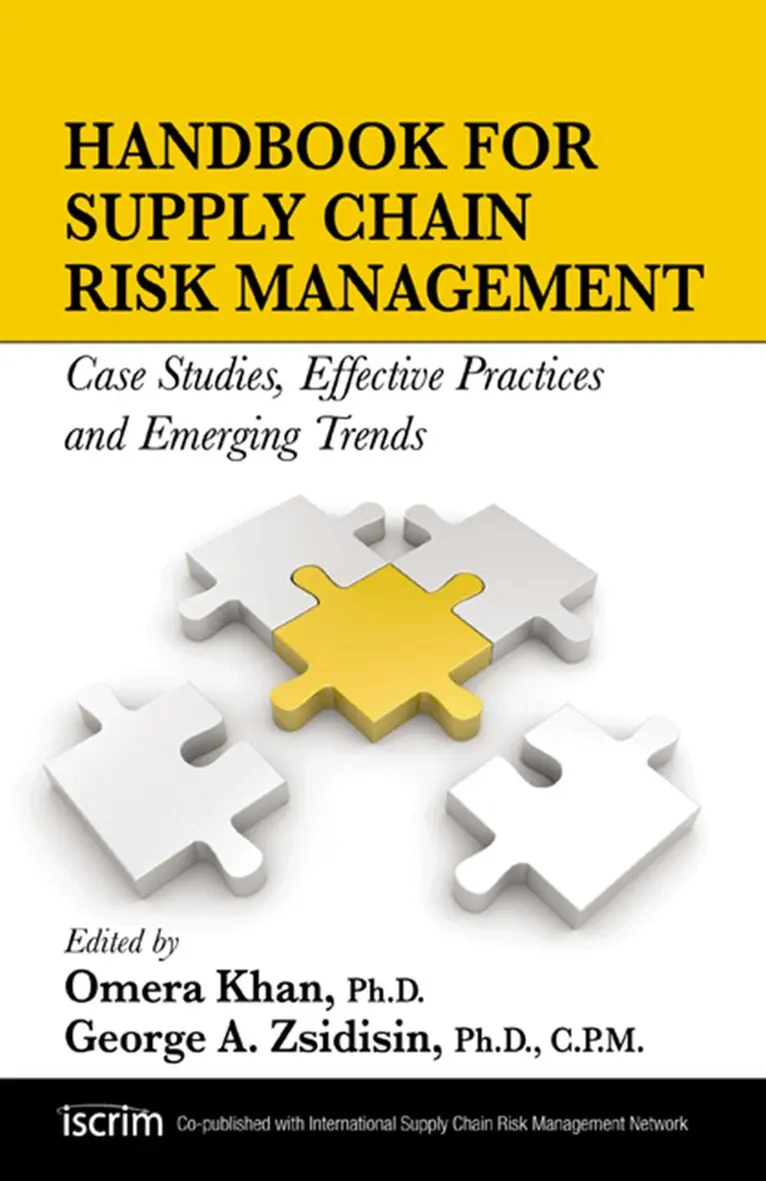 George Zsidisin, Omera Khan - Handbook for Supply Chain Risk Management, Inbunden. Tillgänglighet: Tillfälligt slut