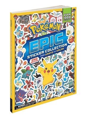 Pikachu Press - Pokémon Epic Sticker Collection 2nd Edition: From Kanto to Galar, Häftad