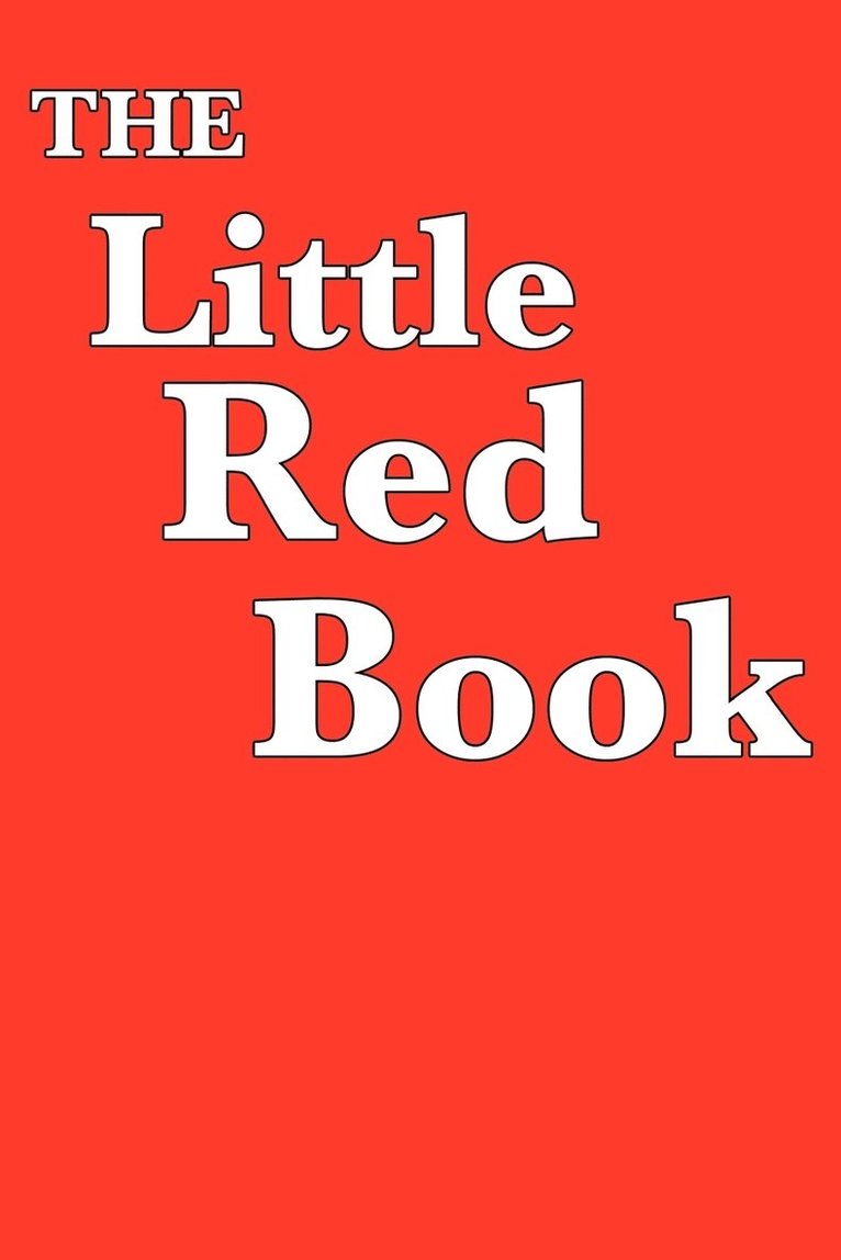 Anonymous - Little Red Book, Häftad
