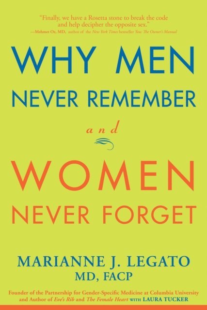 Laura Tucker, Marianne J. Legato - Why Men Never Remember and Women Never Forget, E-bok