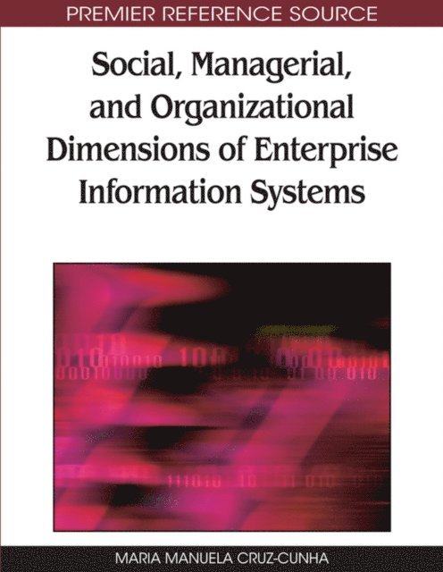 Maria Manuela Cruz-Cunha - Social, Managerial, and Organizational Dimensions of Enterprise Information Systems, E-bok