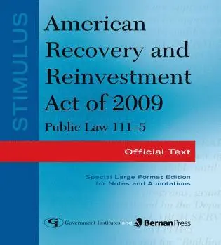 Federal Government - Stimulus: American Recovery and Reinvestment Act of 2009: PL 111-5, Häftad. Tillgänglighet: Lägg i varukorg