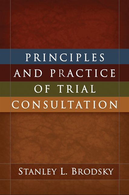 Stanley L. Brodsky - Principles and Practice of Trial Consultation, E-bok