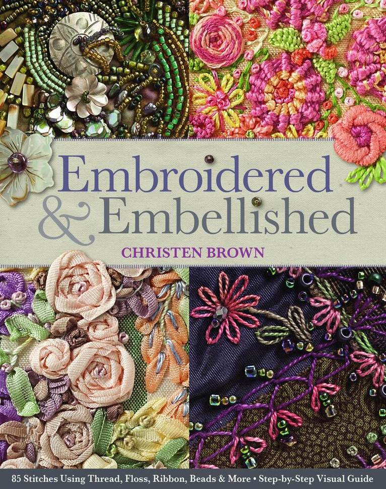 Christen Brown - Embroidered & Embellished, Häftad