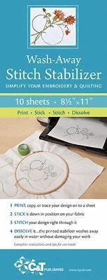 C&T Publishing - Wash Away Stitch Stabilizer, Övrigt. Tillgänglighet: Tillfälligt slut