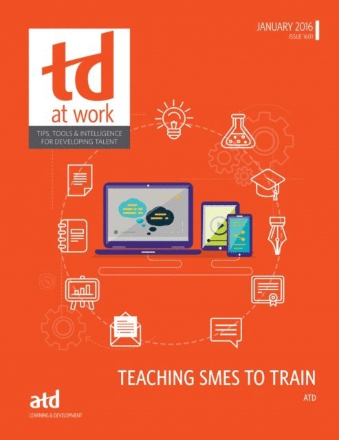 ATD - Teaching SMEs to Train, E-bok