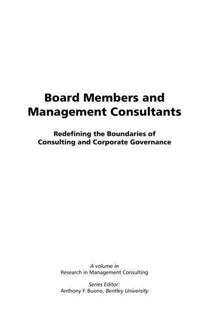 Rickie Moore, Pierre-Yves Gomez - Board Members and Management Consultants, E-bok