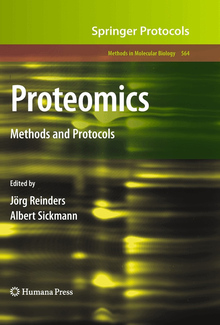 Jörg Reinders, Albert Sickmann - Proteomics, Inbunden
