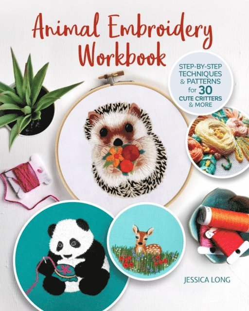 Jessica Long - Animal Embroidery Workbook, E-bok