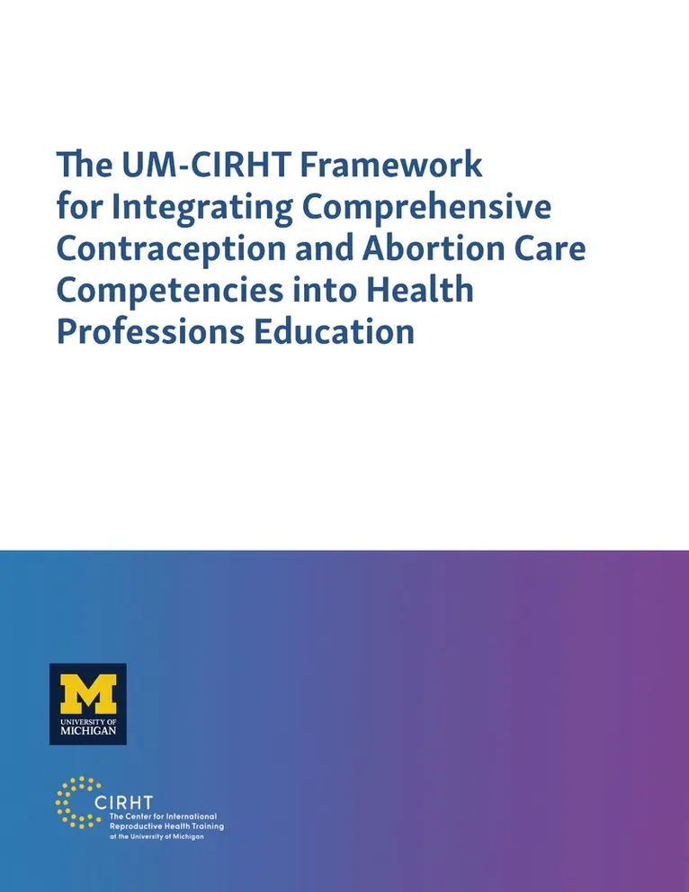Solomon W. Beza, Bekalu M. Chekol, Munir K. Eshetu, Lia T. Gebremedhin, Berhanu G. Gebremeskel, Mengistu H. Damtew - UM-CIRHT Framework for Integrating Comprehensive Contraception and Abortion Care Competencies into Health Professions Education, Häftad. Tillgänglighet: Lägg i varukorg