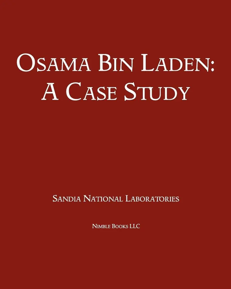 Sandia National Laboratories - Osama Bin Laden, Häftad. Tillgänglighet: Lägg i varukorg