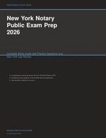 Meridian Certification Press - New York Notary Public Exam Prep 2026, Häftad
