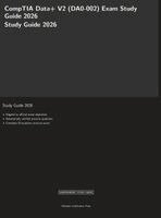 Meridian Certification Press, Proctor Ai - CompTIA Data+ V2 (DA0-002) Exam Study Guide 2026, Inbunden