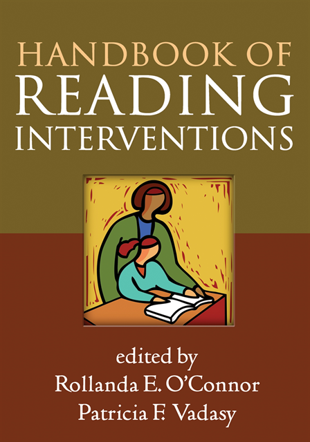 Patricia F. Vadasy, Rollanda E. O'Connor - Handbook of Reading Interventions, E-bok