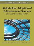 Stakeholder Adoption of E-Government Services