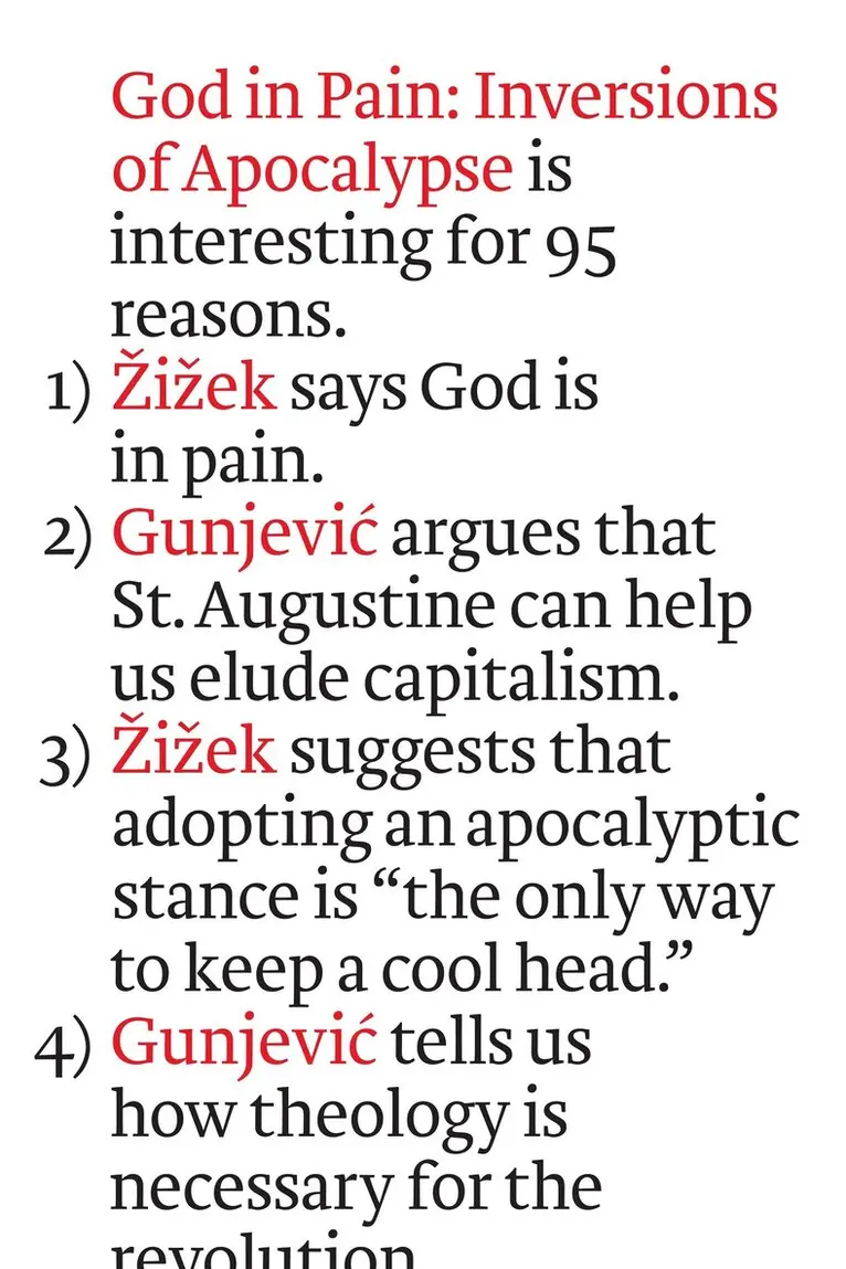 Slavoj Zizek, Boris Gunjevic - God in Pain, Häftad. Tillgänglighet: Lägg i varukorg