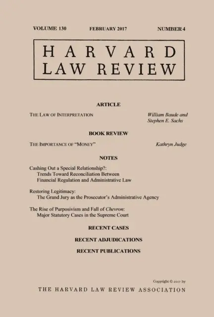 Harvard Law Review - Harvard Law Review: Volume 130, Number 4 - February 2017, E-bok. Tillgänglighet: Lägg i varukorg