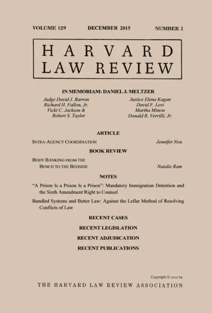 Harvard Law Review - Harvard Law Review: Volume 129, Number 2 - December 2015, E-bok. Tillgänglighet: Lägg i varukorg