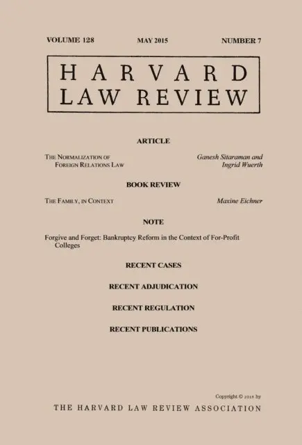 Harvard Law Review - Harvard Law Review: Volume 128, Number 7 - May 2015, E-bok. Tillgänglighet: Lägg i varukorg