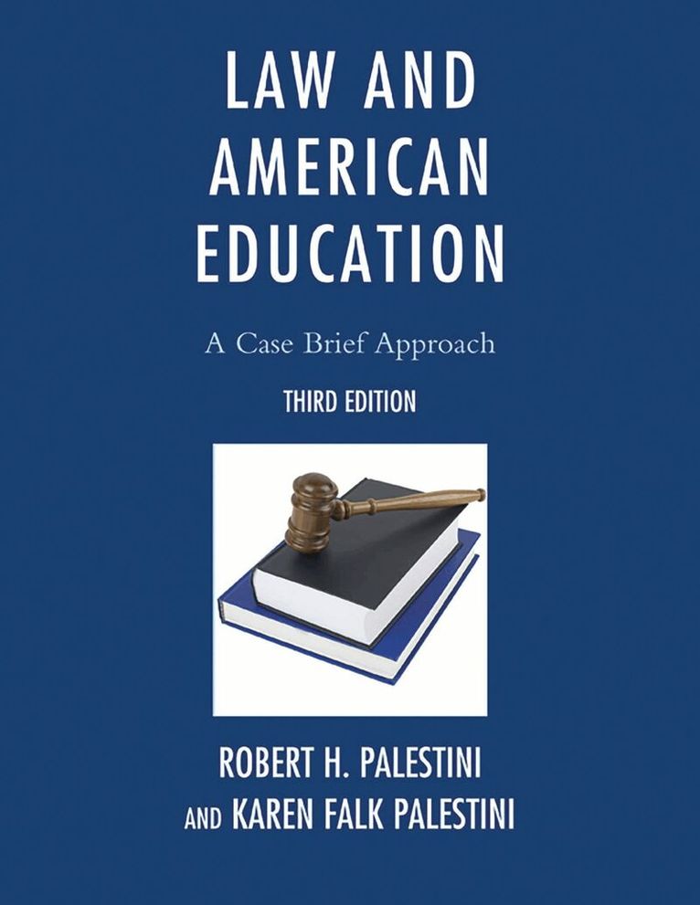 Robert Palestini Ed.D, Karen Palestini Falk - Law and American Education, Häftad. Tillgänglighet: Lägg i varukorg
