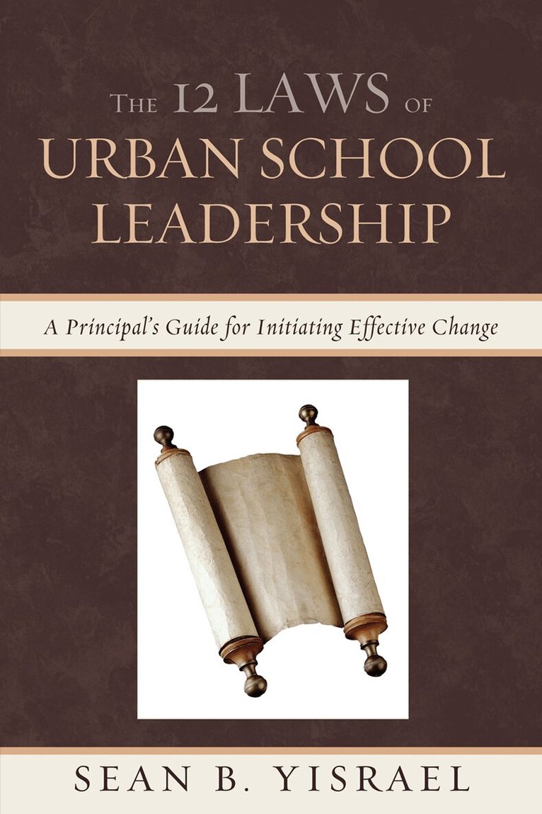 Sean B. Yisrael - 12 Laws of Urban School Leadership, Häftad