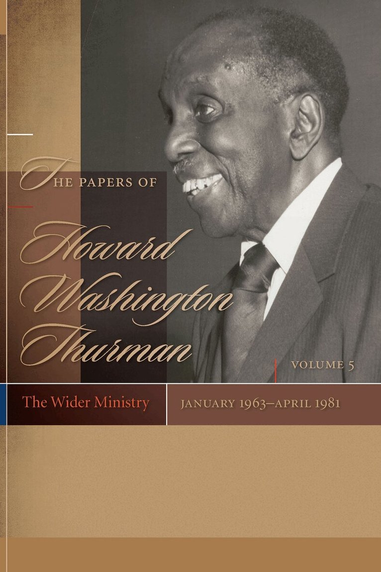 Walter Earl Fluker, Walter Earl Fluker - Papers of Howard Washington Thurman, Volume 5, Inbunden. Tillgänglighet: Tillfälligt slut