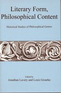 Literary Form, Philosophical Content