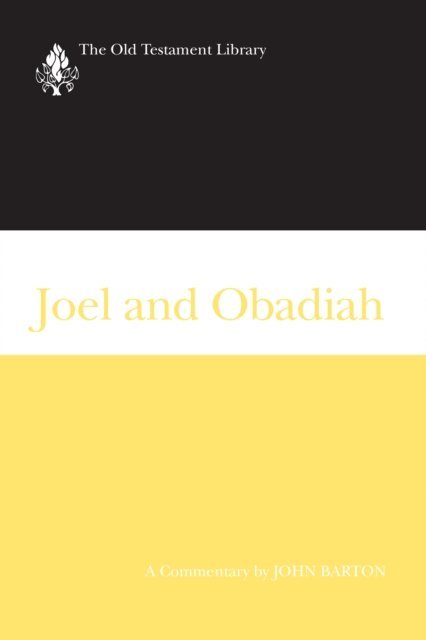 John Barton - Joel and Obadiah, E-bok