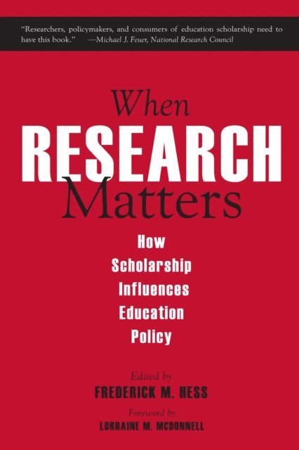 Frederick M. Hess - When Research Matters, E-bok