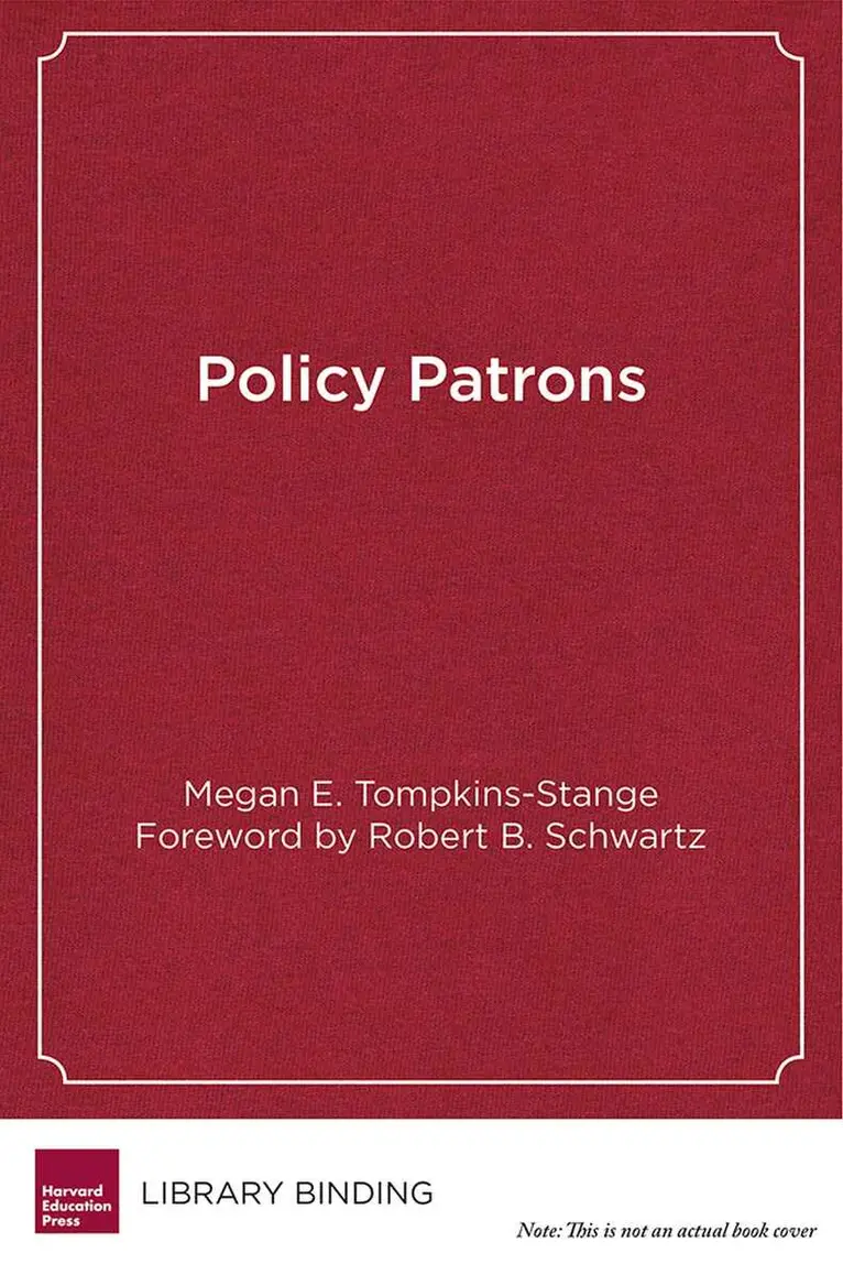 Megan E. Tompkins-Stange - Policy Patrons, Inbunden. Tillgänglighet: Tillfälligt slut