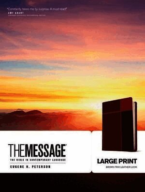 Eugene H Peterson - Message-MS-Large Print Numbered, Inbunden