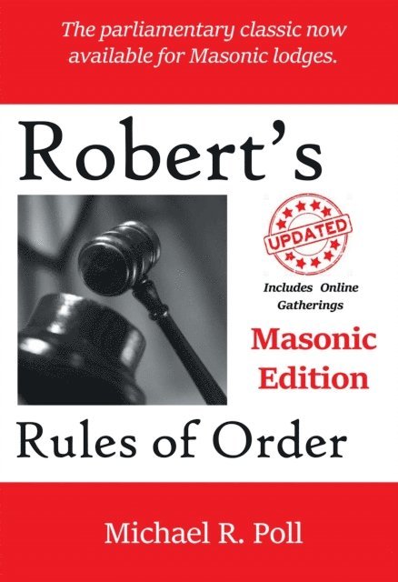 Michael R. Poll - Robert's Rules of Order: Masonic Edition, E-bok
