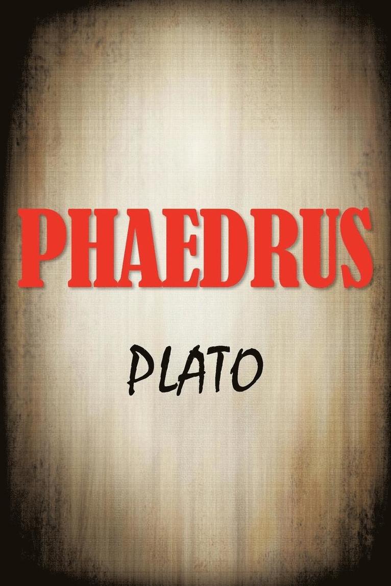 Plato - Phaedrus, Häftad