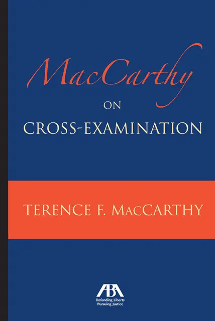 Terence F. MacCarthy - MacCarthy on Cross-Examination, E-bok. Tillgänglighet: Lägg i varukorg