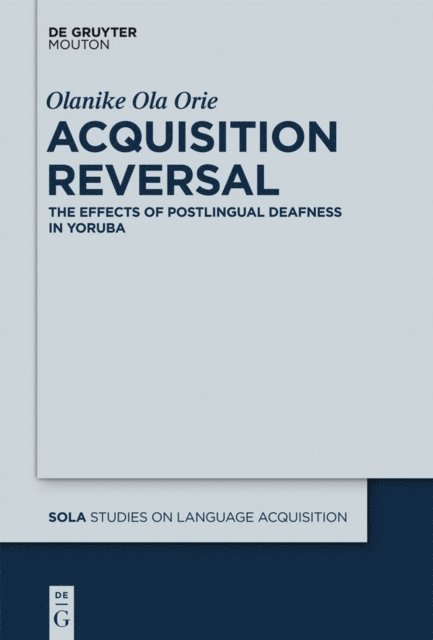 Olanike Ola Orie - Acquisition Reversal, E-bok