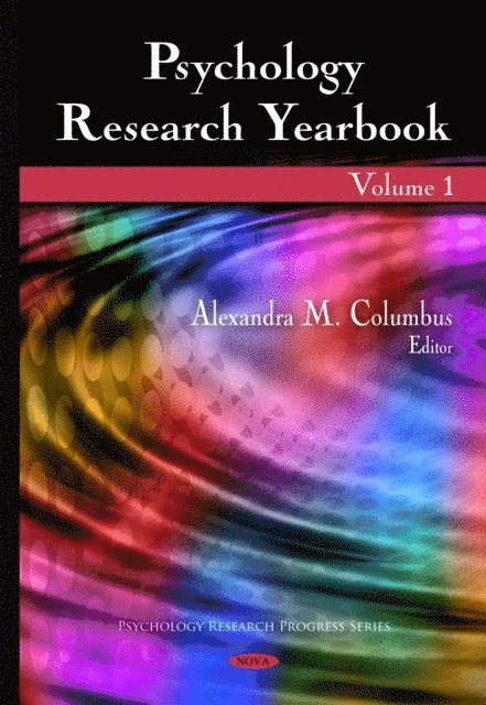 Alexandra M. Columbus - Psychology Research Yearbook. Volume 1, E-bok