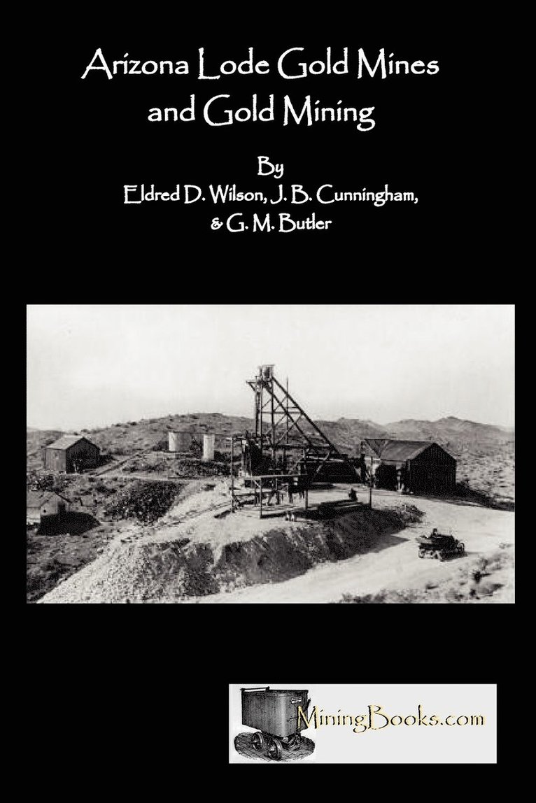 Eldred D Wilson, J B Cunningham, G M Butler - Arizona Lode Gold Mines and Gold Mining, Häftad