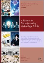 Simeon Keates - Advances in Manufacturing Technology XXXI, Övrigt