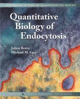 Julien Berro, Michael M. Lacy, Wallace F. Marshall - Quantitative Biology of Endocytosis, Inbunden