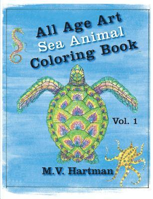 M V Hartman - All Age Art -- Sea Animal Coloring Book, Häftad